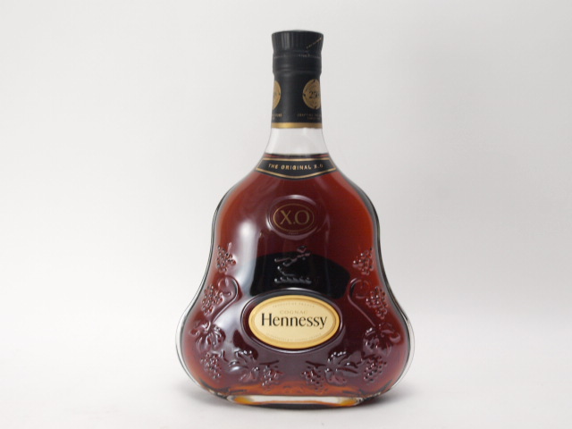 古酒 Hennessy ヘネシー XO 旧 グリーンボトル 金キャップ COGNAC BRANDY コニャック ブランデー 700ml 難あり