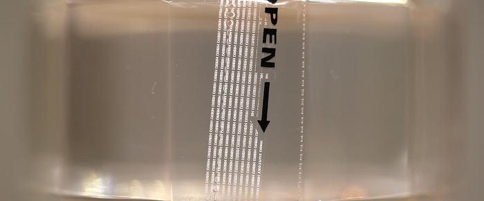 フィルムに印字 フィルムに印字
